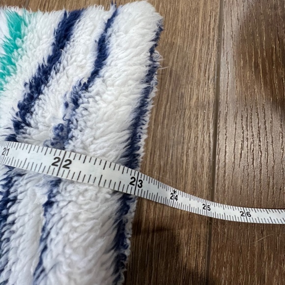 Joules Girls Fleece Quarter Zip Sweater Striped Sherpa Cozy Winter Sz 9-10 Y - Picture 11 of 13